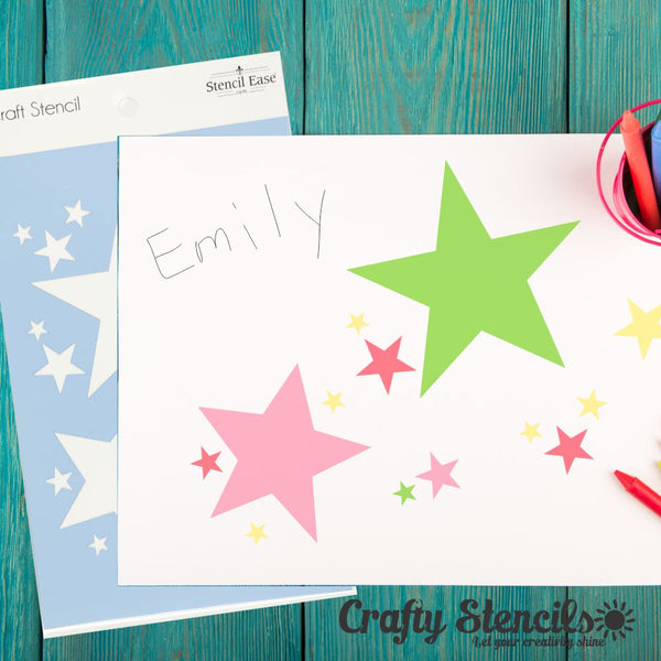 Stars Craft Stencil