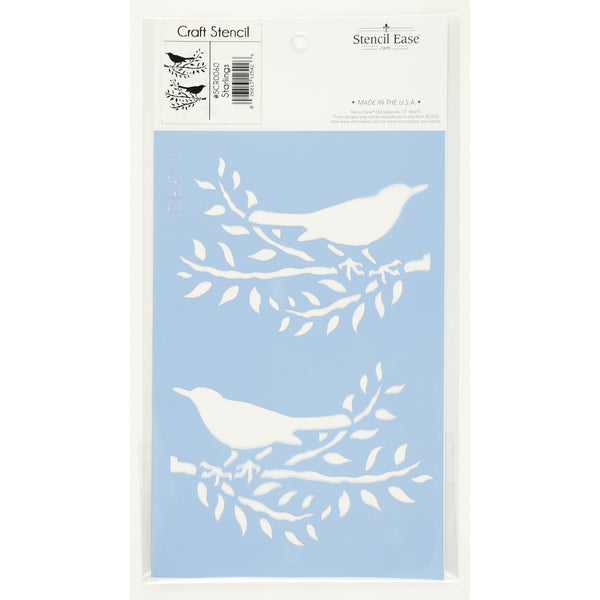 Starlings Craft Stencil