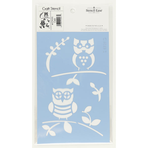 Owls Craft Stencil