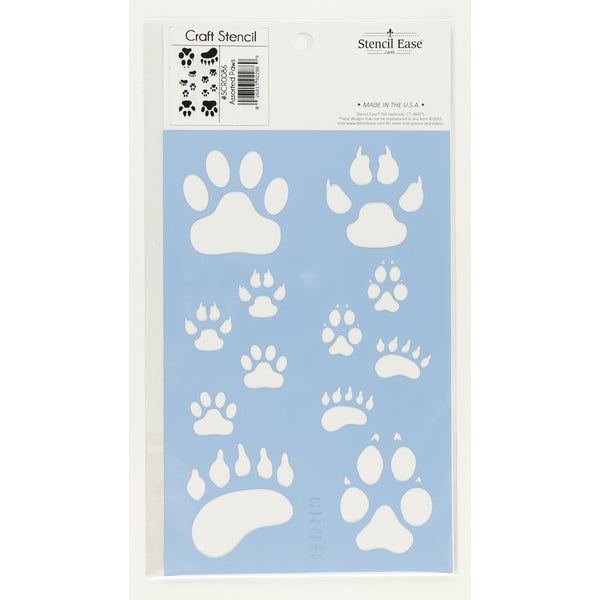 Paws Craft Stencil