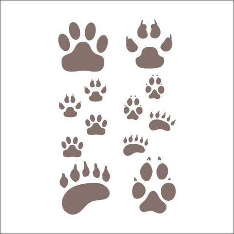 Paws Craft Stencil