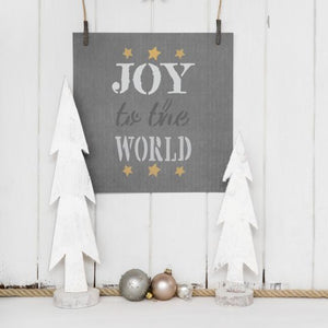 Joy to the World Craft Stencil