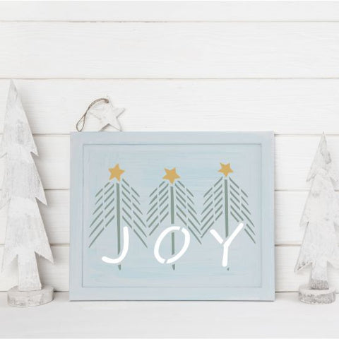 Holiday Pine Craft Stencil