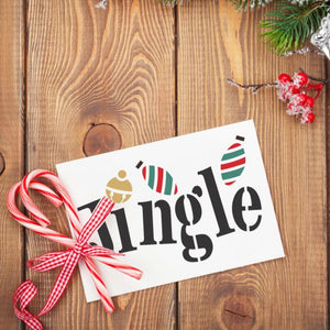 Jingle Whimsy Craft Stencil