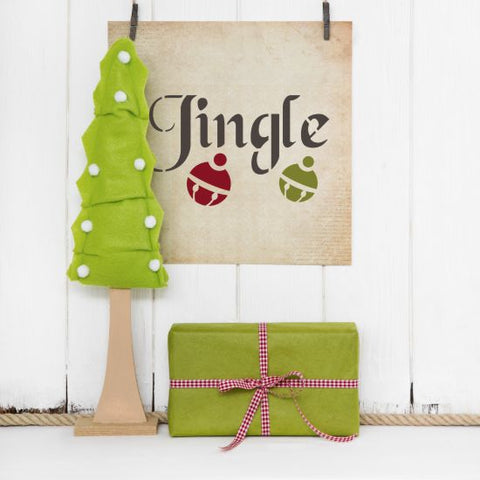 Jingle All the Way Craft Stencil