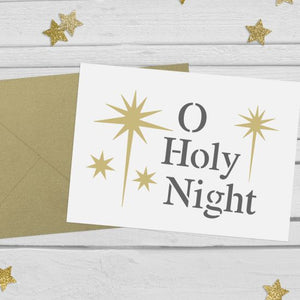 O Holy Night Craft Stencil