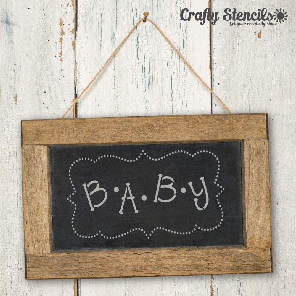 Baby Craft Stencil