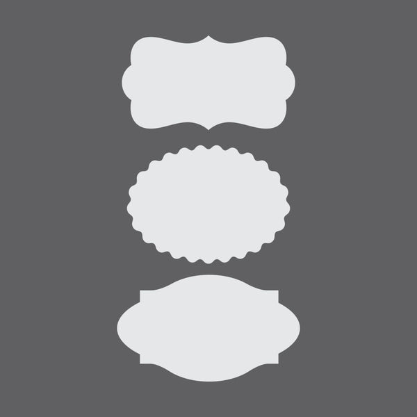 Assorted Plaques 2 Craft Stencil
