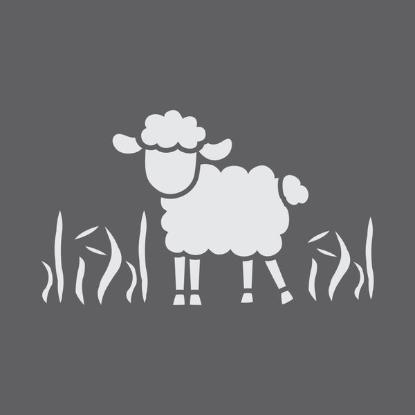 Spring Lamb Craft Stencil
