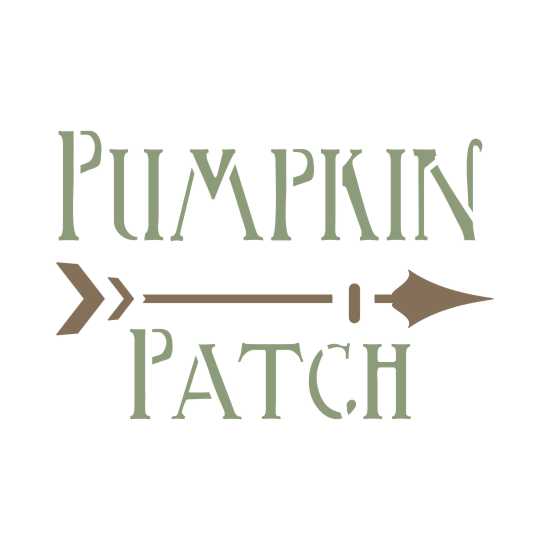 Pumpkin Patch Craft Stencil