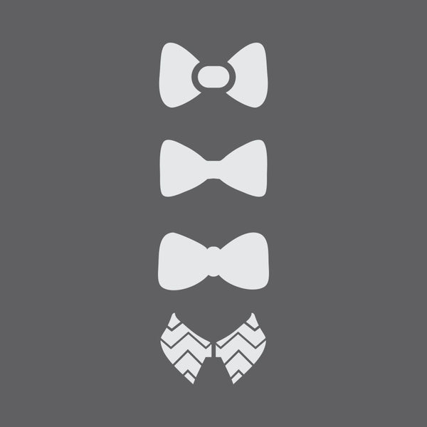 Bow Ties Craft Stencil