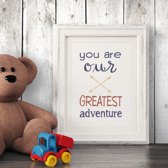 Greatest Adventure Craft Stencil