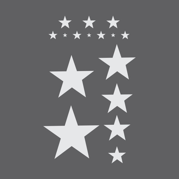 Parade of Stars Craft Stencil