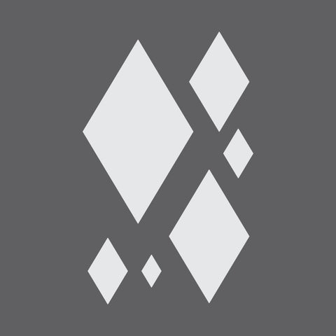 Diamonds Craft Stencil