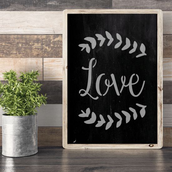 Love Expression Craft Stencil