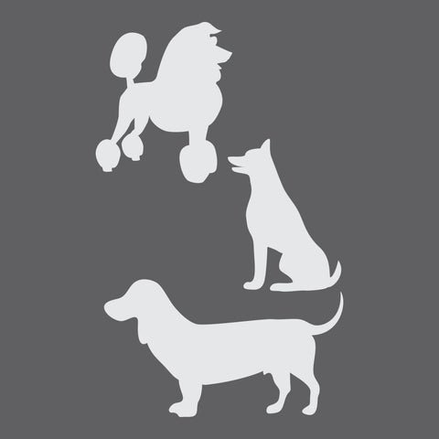 Dogs Craft Stencil