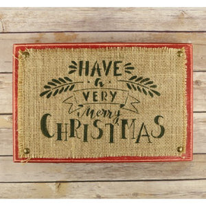 Very Merry Christmas Holiday Craft Stencil