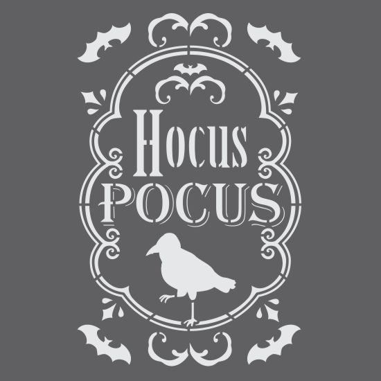 Hocus Pocus Halloween Craft Stencil