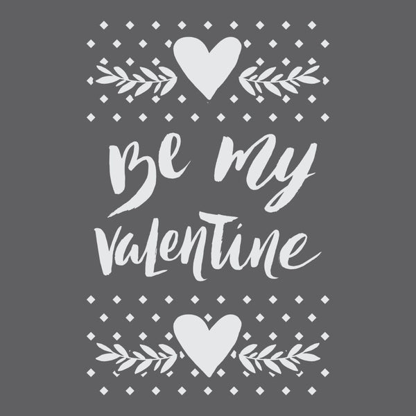 Be My Valentine Craft Stencil