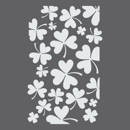 Field of Clover Craft Stencil