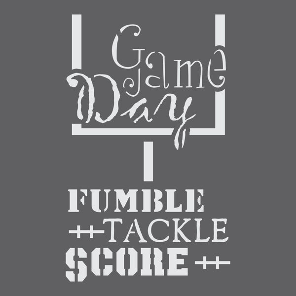 Game Day Craft Stencil