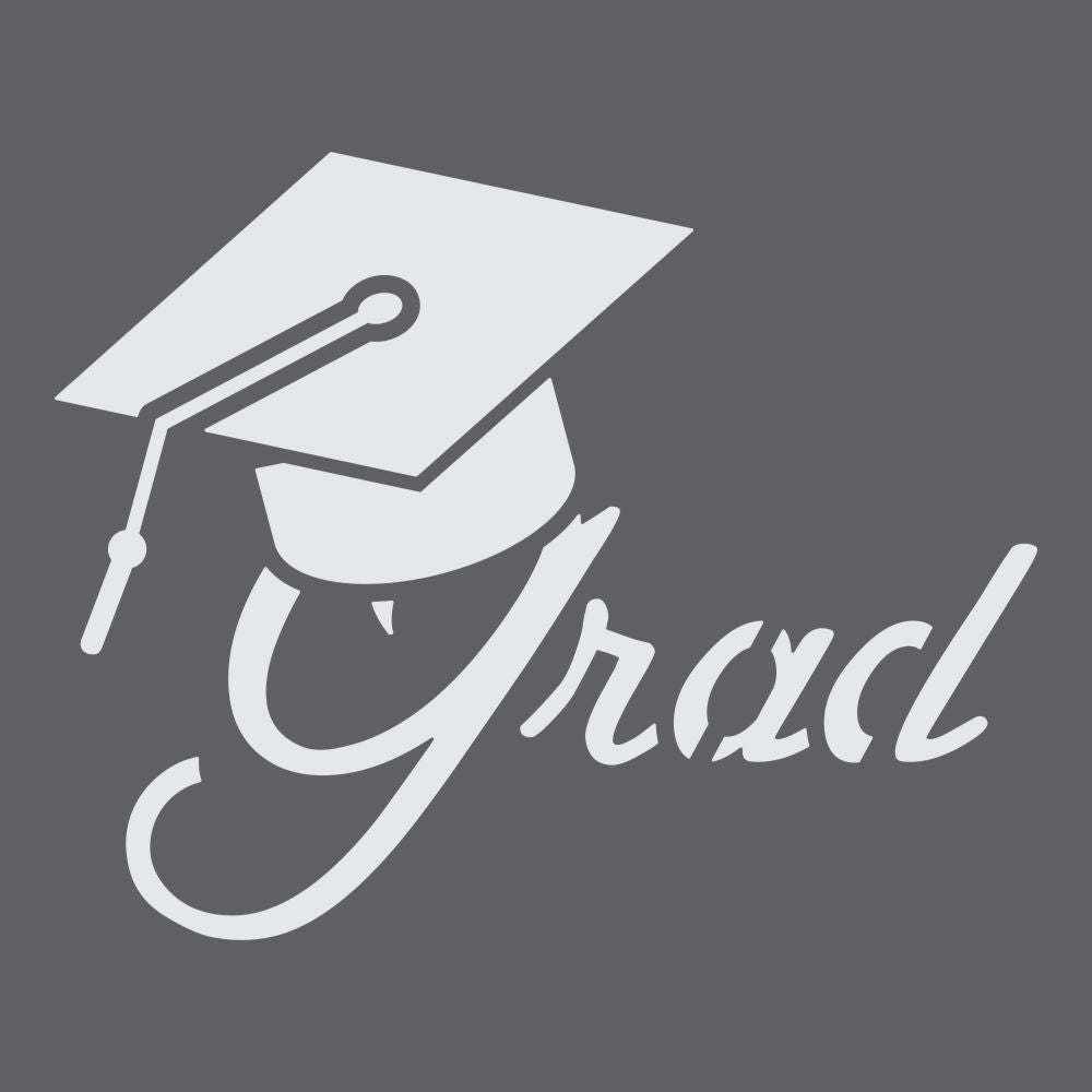 Grad Stencil for Graduation Parties