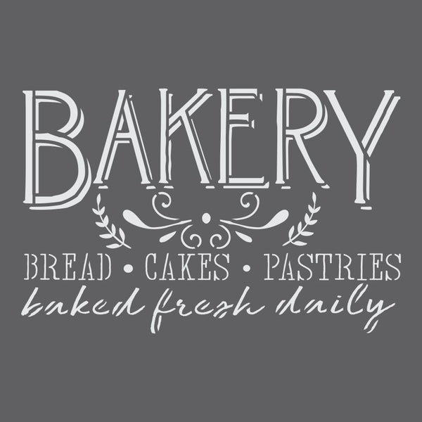 Bakery Sign Craft Stencil