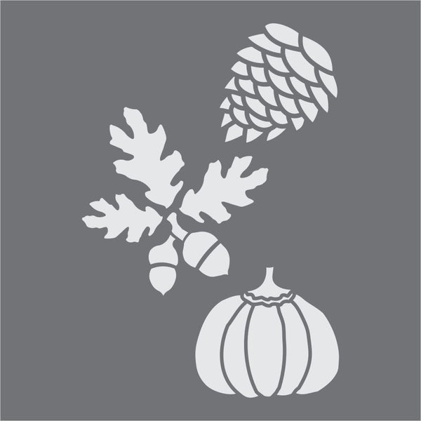 Autumn Elements Craft Stencil