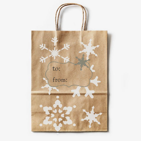 Snowflakes and Stars Gift Wrap Stencil Set