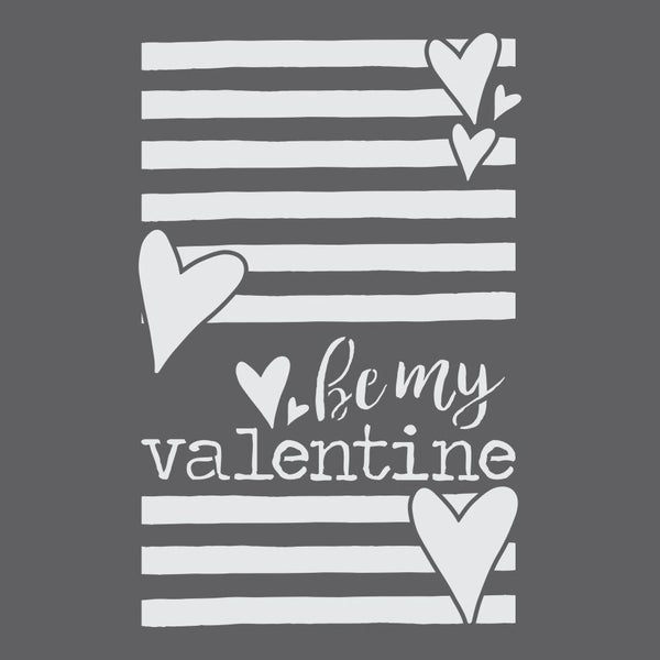Be My Valentine Craft Stencil