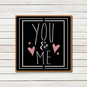 You and Me Craft Stencil