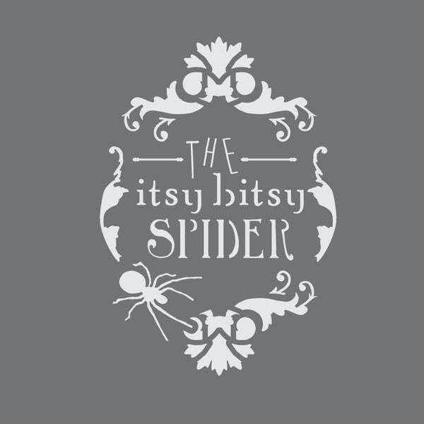 Itsy Bitsy Spider Craft Stencil