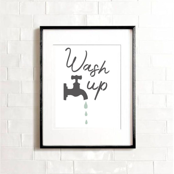 Wash Up Craft Stencil