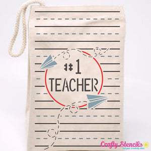 Teacher Appreciation 8 Piece Stencil Kit