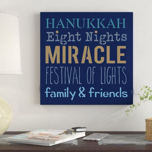 Hanukkah Phrases Craft Stencil