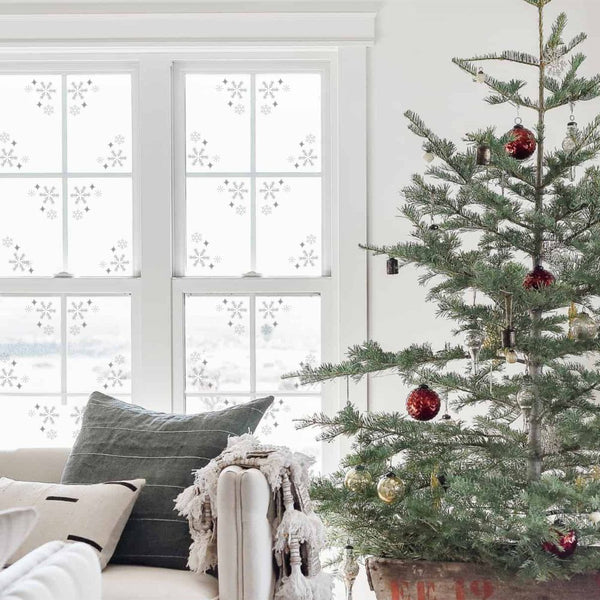 Snowflakes Window Stencil