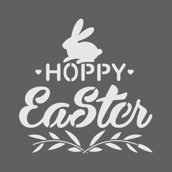 Hoppy Easter Craft Stencil