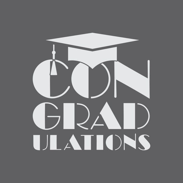 Congrad-ulations Craft Stencil