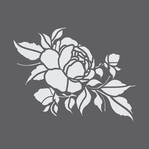Rose Flower Stencil