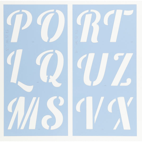 Lobster Letter Stencil Set