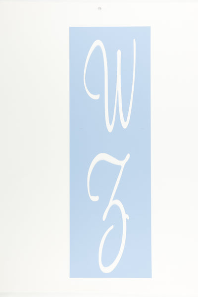 Script Letter Stencil Set