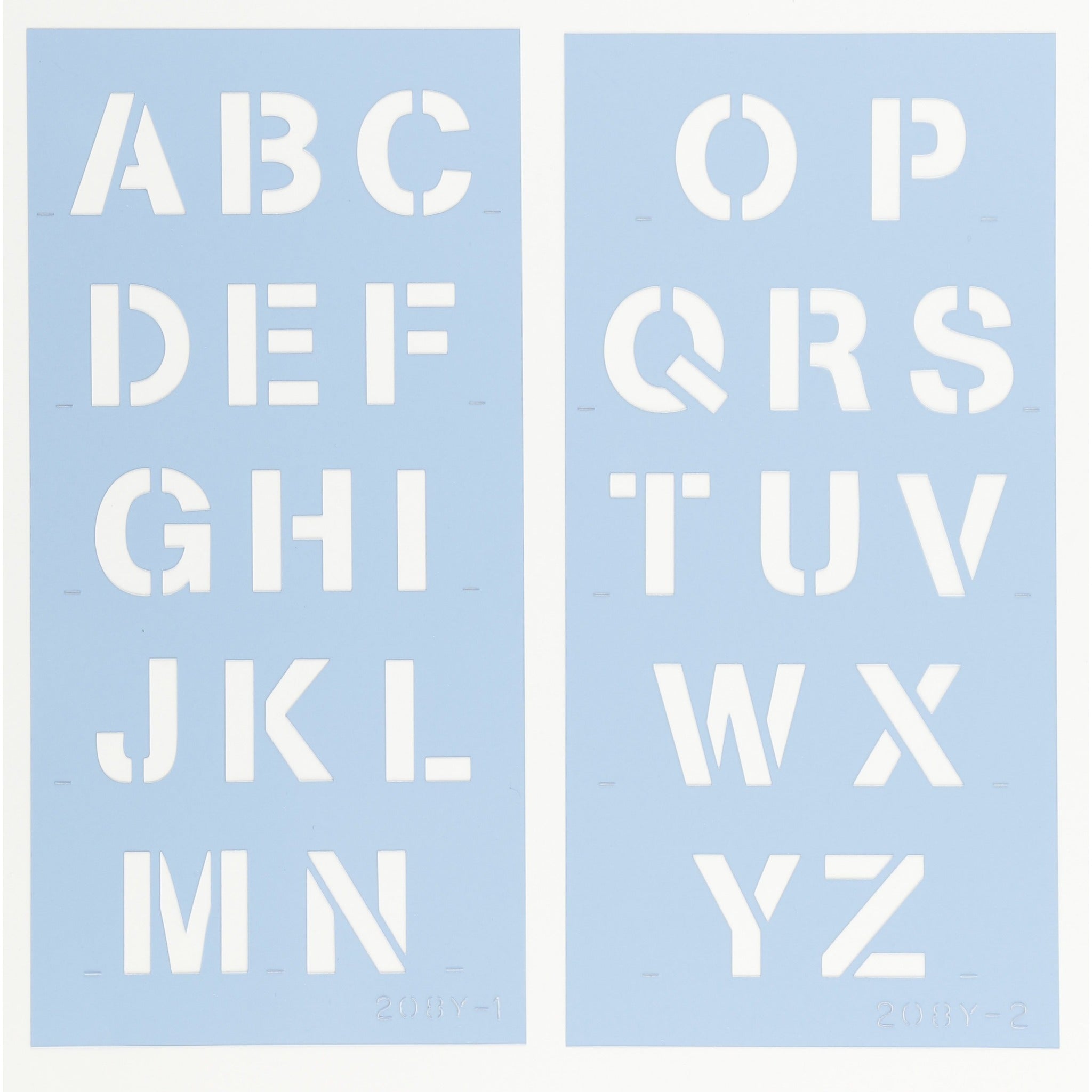 Arial Letter & Number Stencil Set