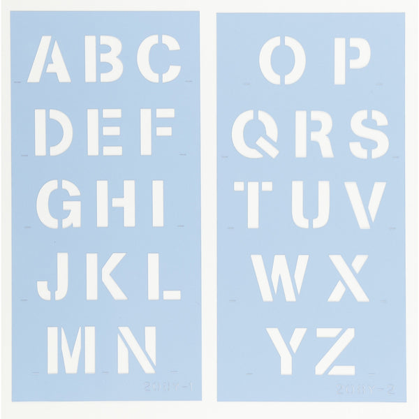 Arial Letter & Number Stencil Set