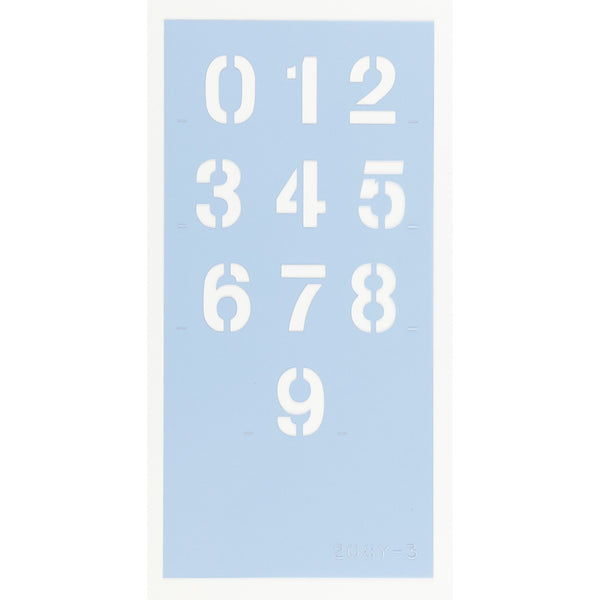 Arial Letter & Number Stencil Set