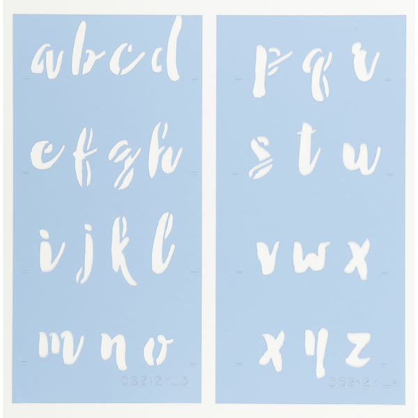 Dahling Letter & Number Stencil Set