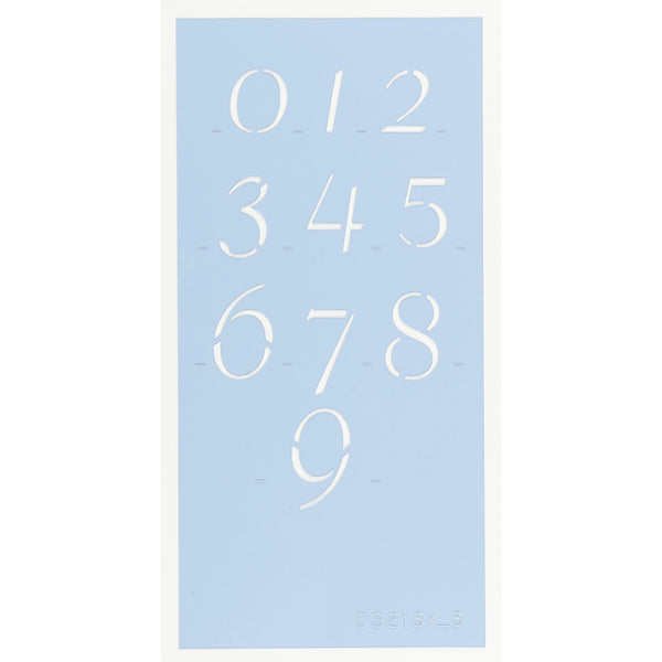 Petticoat Letter & Number Stencil Set