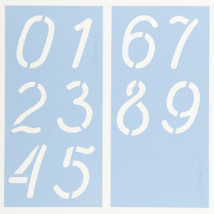 La Fa Salt Number Stencil Set