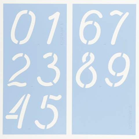 La Fa Salt Number Stencil Set