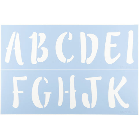 Lilly Belle Letter Stencil Set