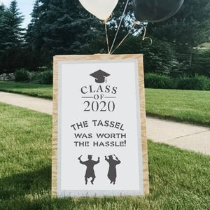 Graduation DIY Craft 3 Piece Stencil Kit